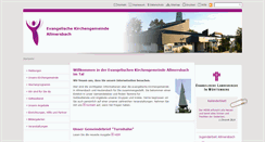 Desktop Screenshot of ev-kirche-allmersbach.de